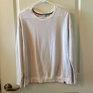 White Alpine Crew Neck Sweatshirt